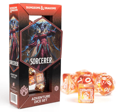 Dungeons & Dragons Adventure Dice - Sorcerer: Orange | Sirius Dice